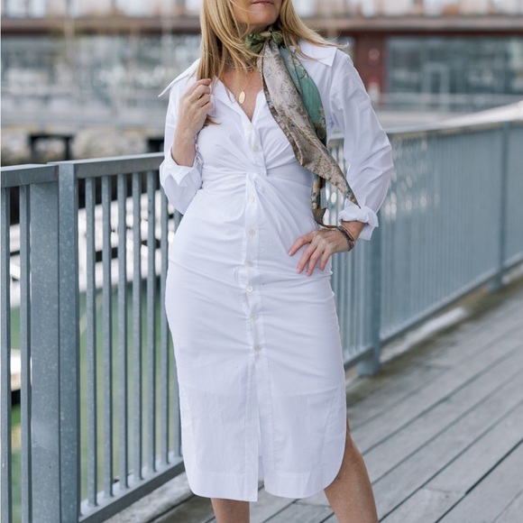 Staud Clea Twist Front Dress - Picture 2 of 4